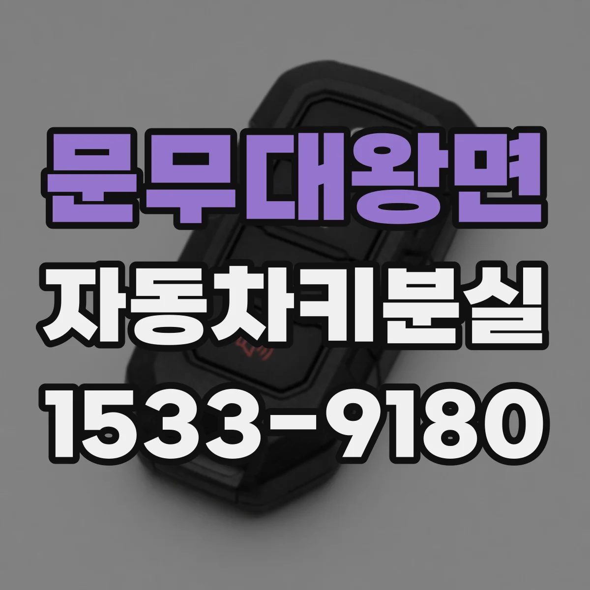 문무대왕면 자동차키분실
