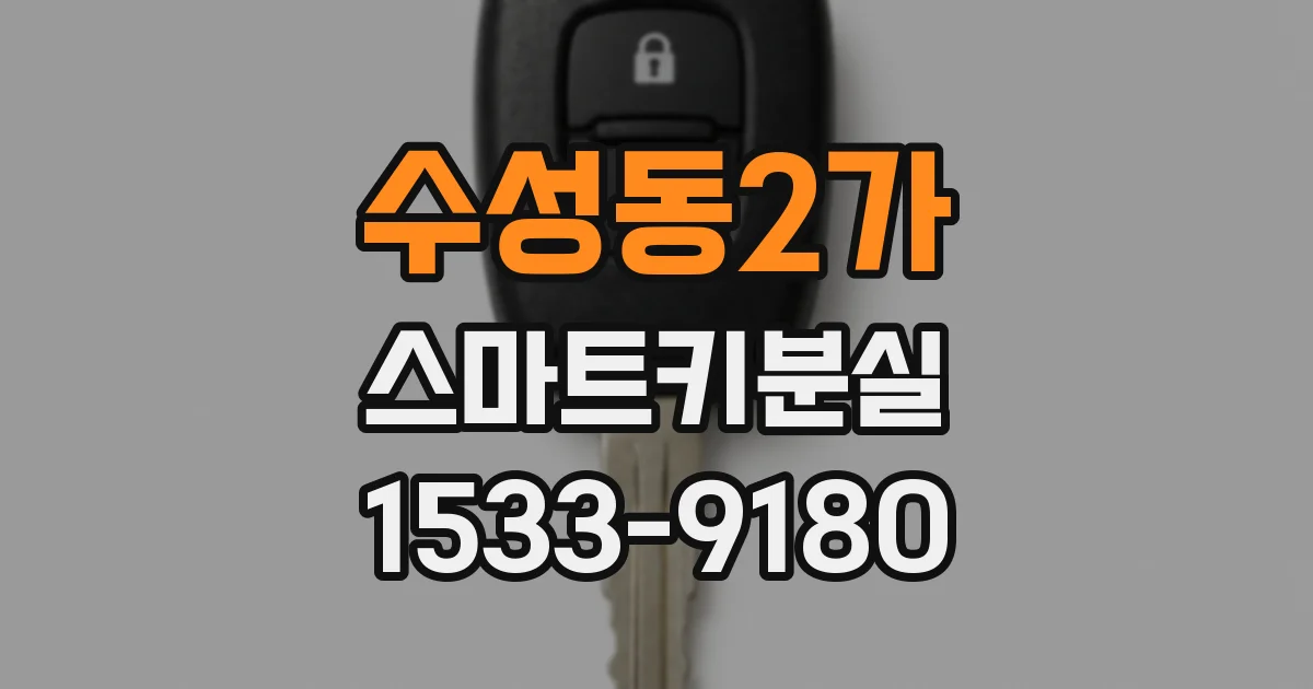 수성동2가 스마트키분실