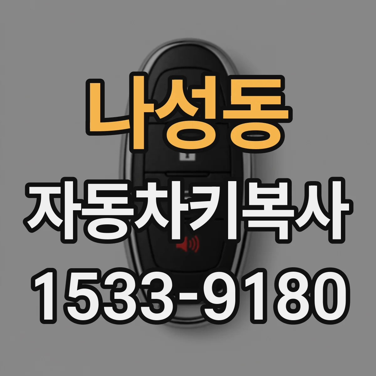 나성동 자동차키복사