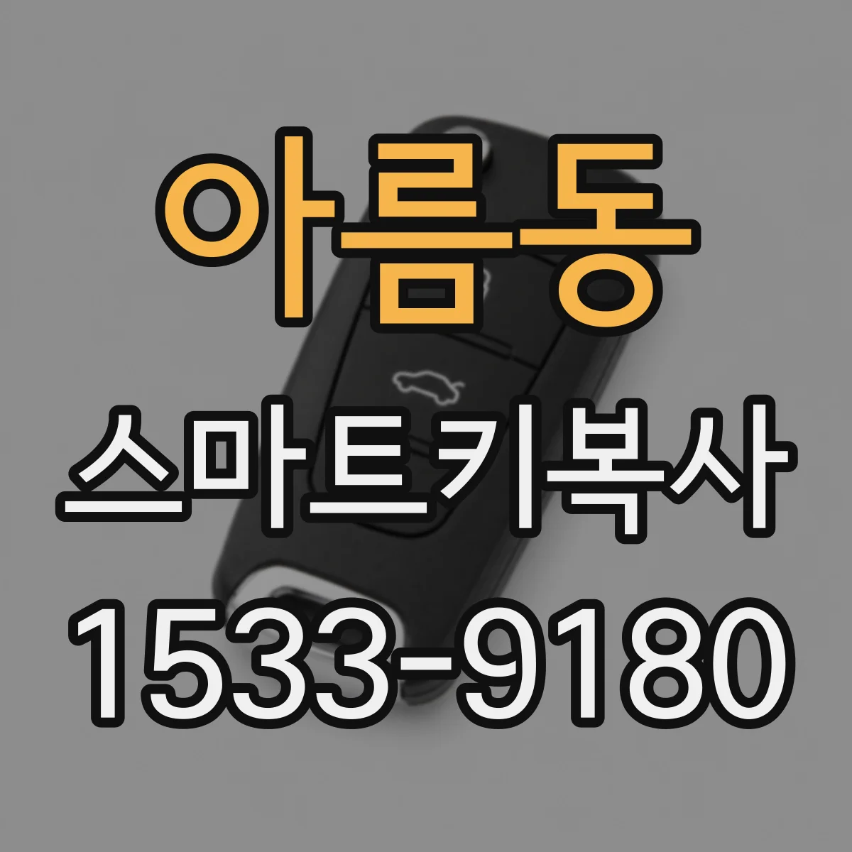 아름동 스마트키복사