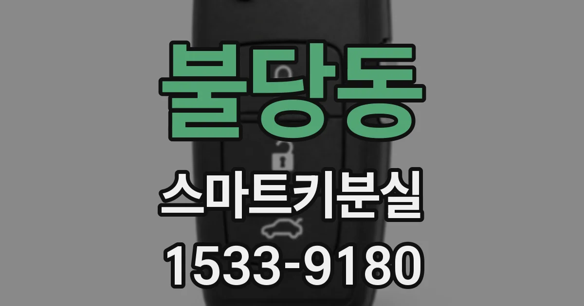 불당동 스마트키분실