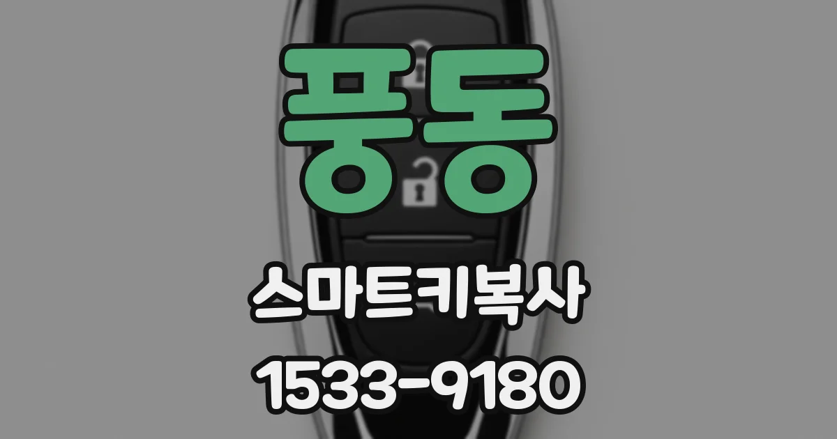 풍동 스마트키복사