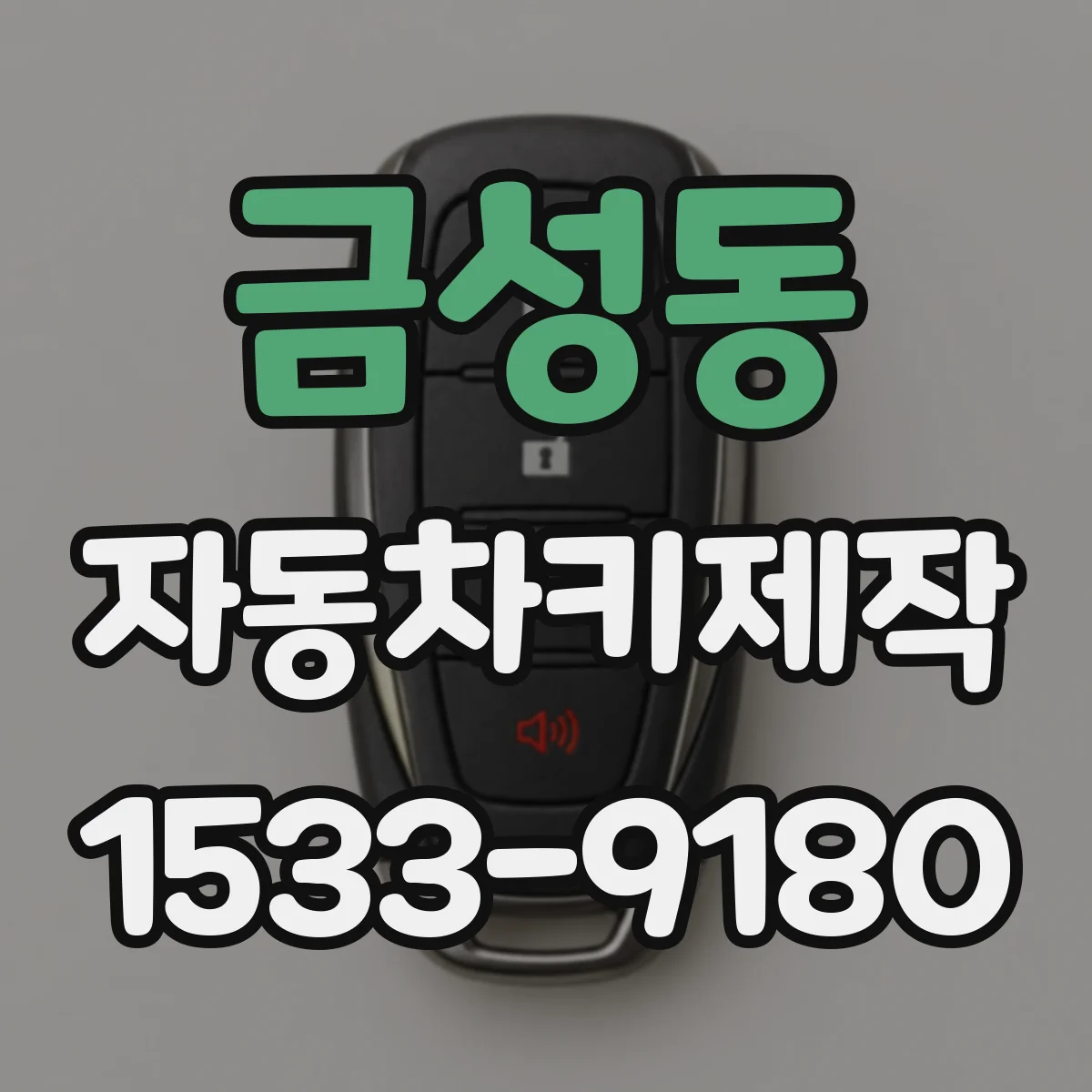 금성동 자동차키제작