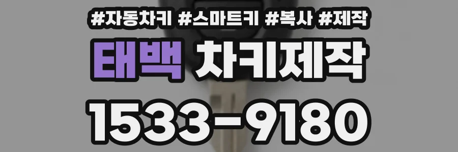 태백 차키제작