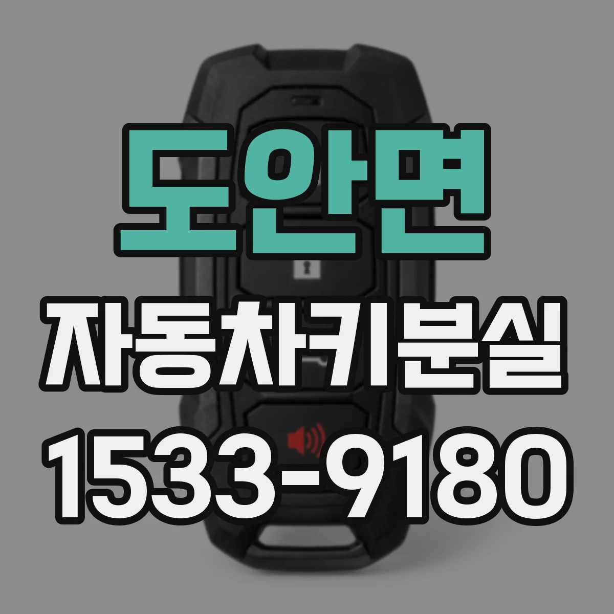 도안면 자동차키분실