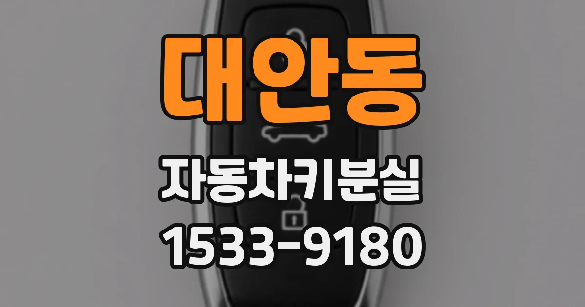 대안동 자동차키분실