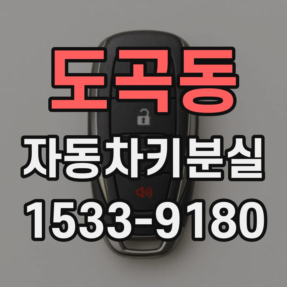 도곡동 자동차키분실
