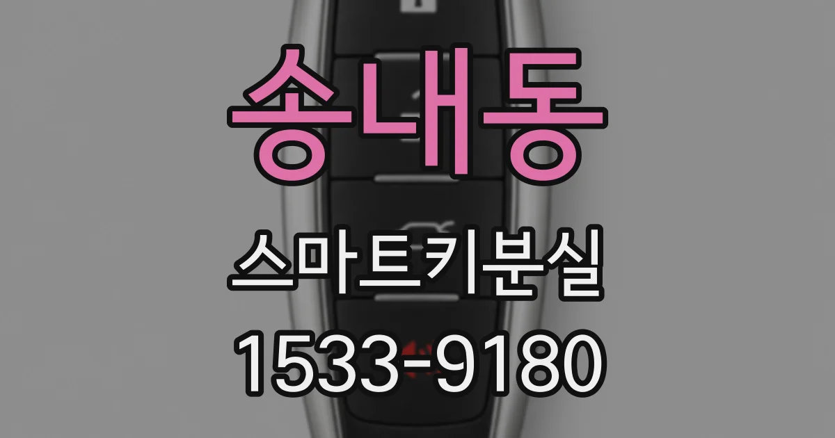 송내동 스마트키분실