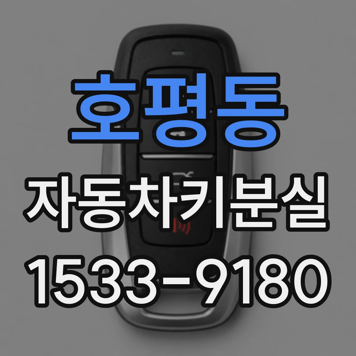 호평동 자동차키분실