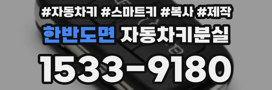 한반도면 자동차키분실