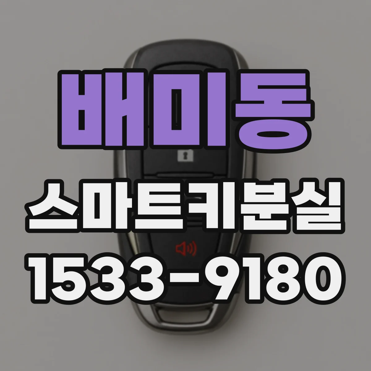 배미동 스마트키분실