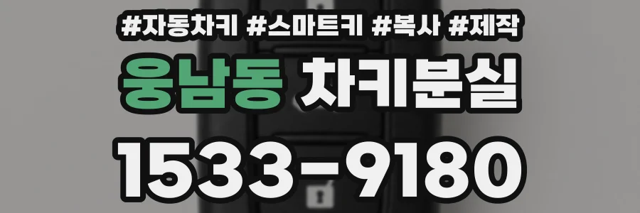 웅남동 차키분실