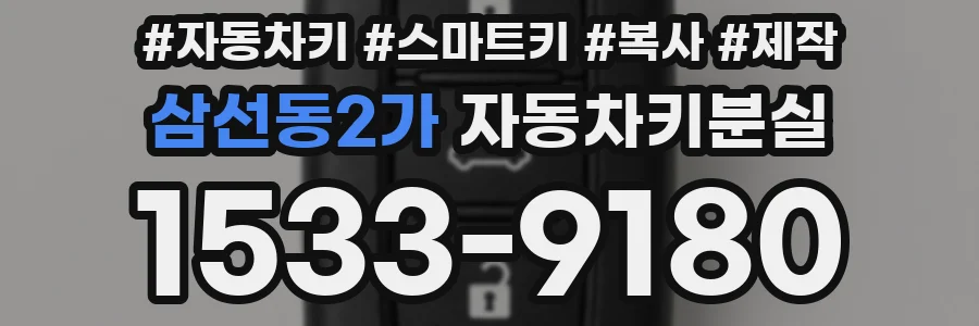 삼선동2가 자동차키분실
