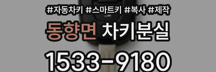 동향면 차키분실