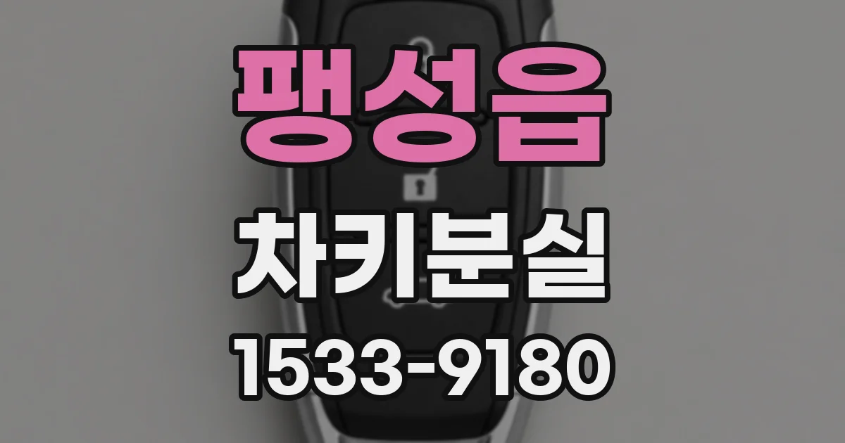 팽성읍 차키분실