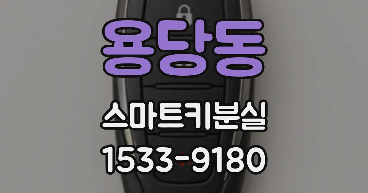 용당동 스마트키분실