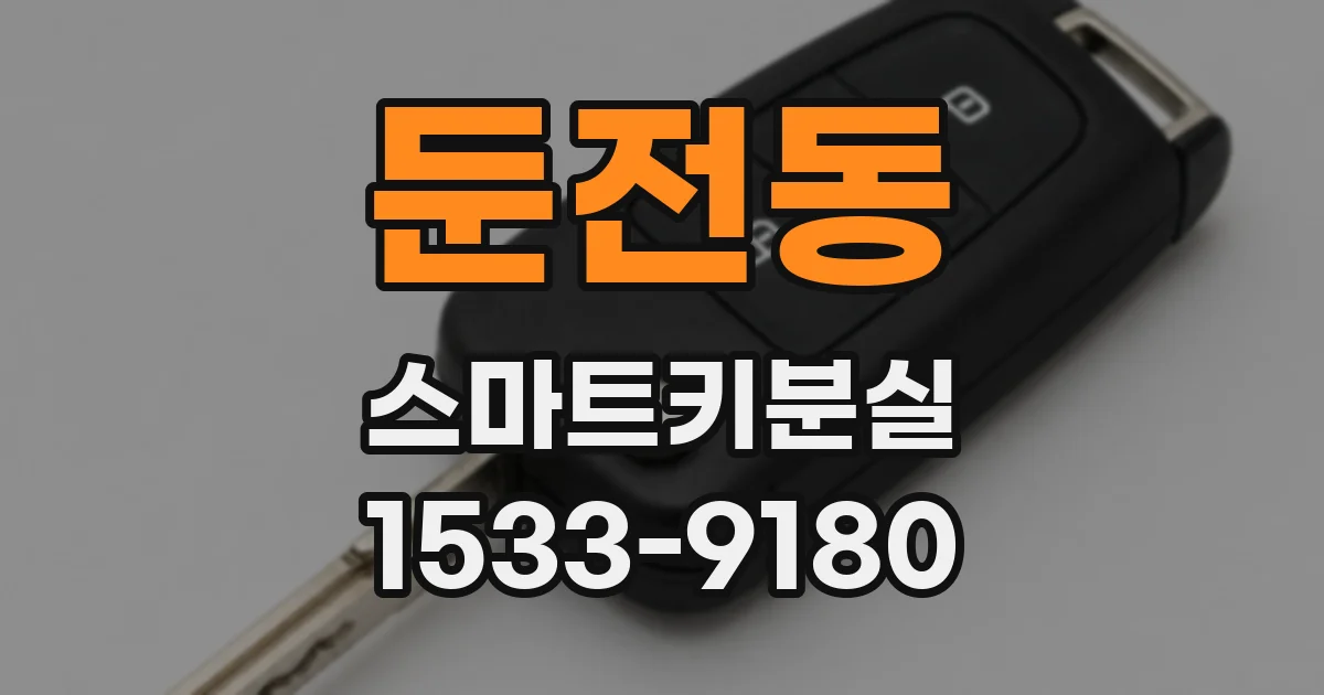 둔전동 스마트키분실