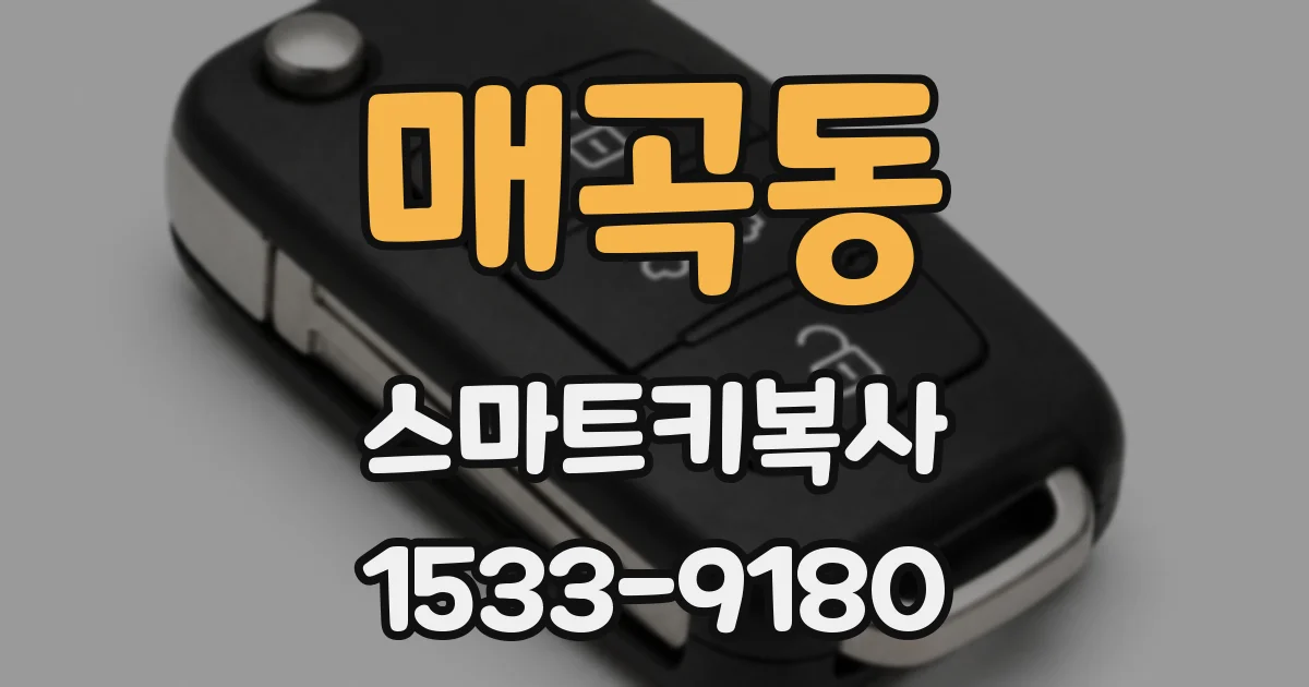 매곡동 스마트키복사
