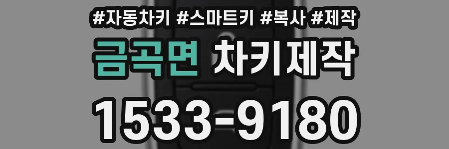 금곡면 차키제작