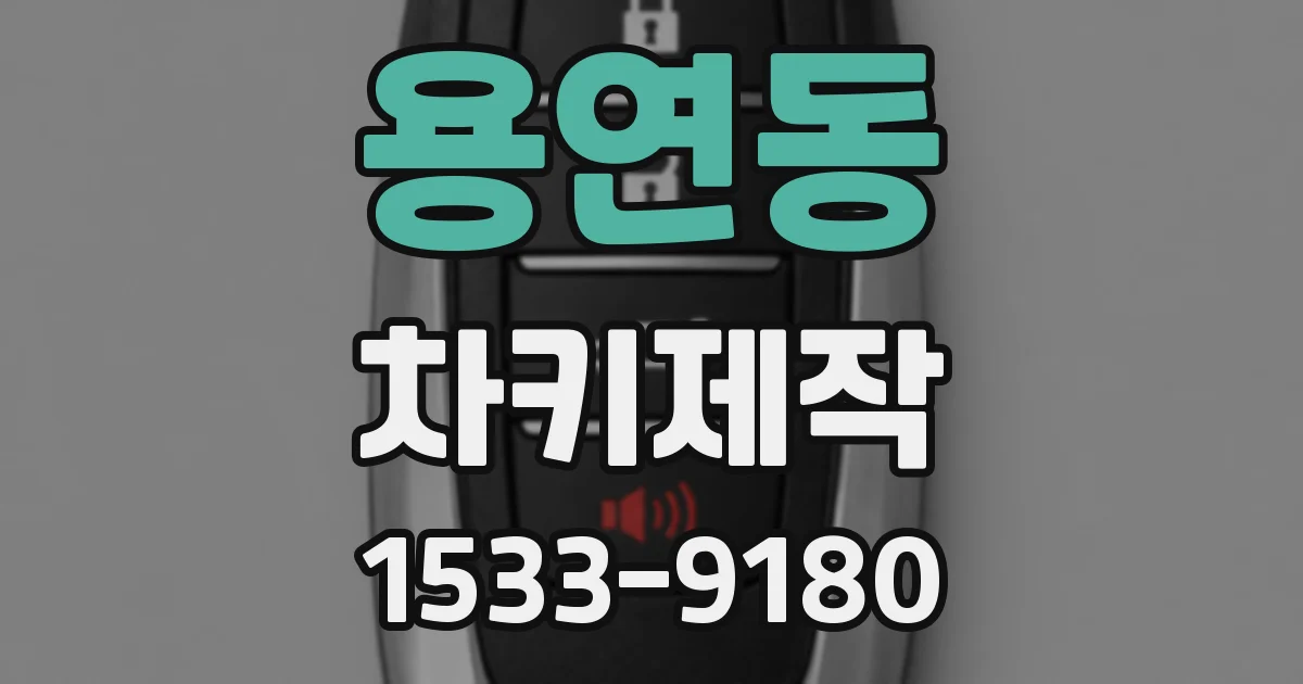 용연동 차키제작