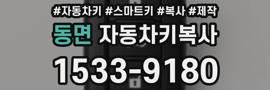 동면 자동차키복사
