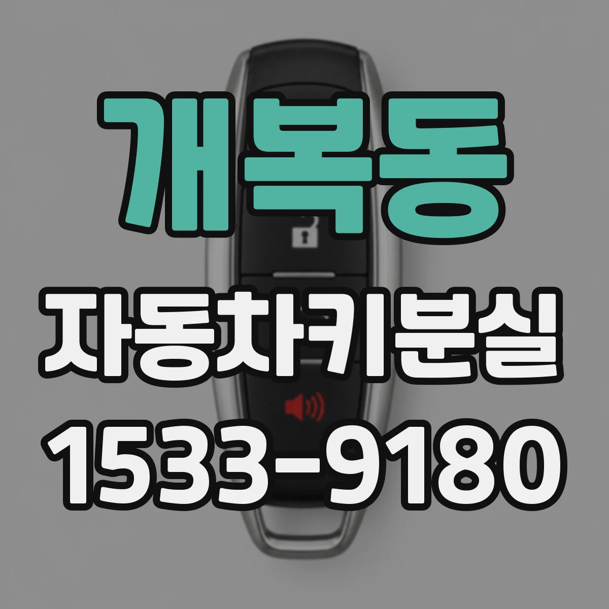 개복동 자동차키분실