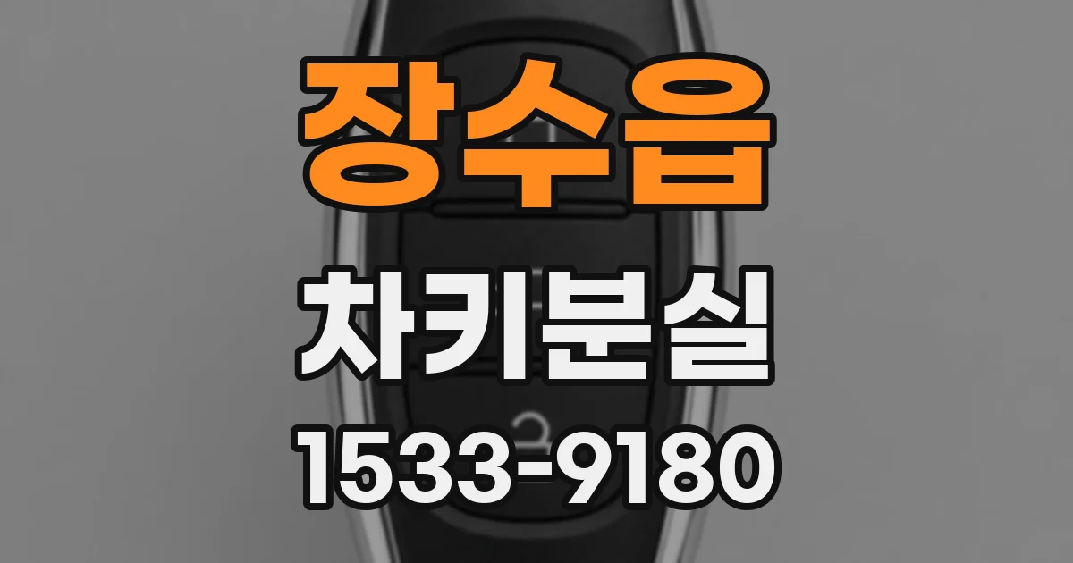 장수읍 차키분실