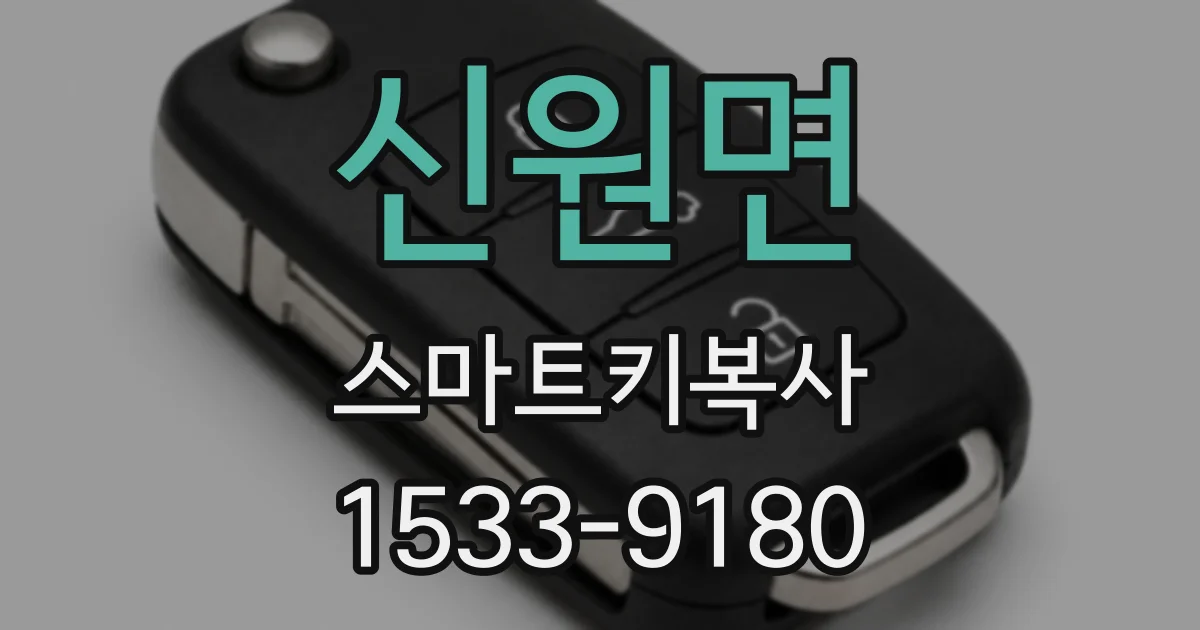 신원면 스마트키복사
