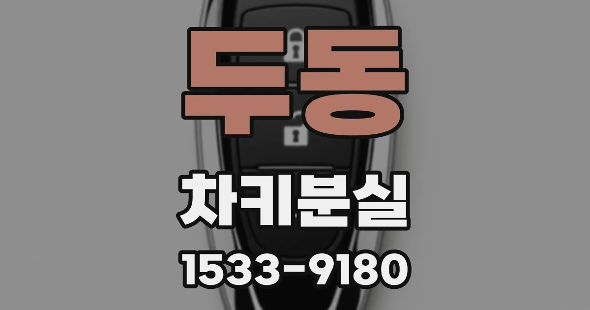 두동 차키분실