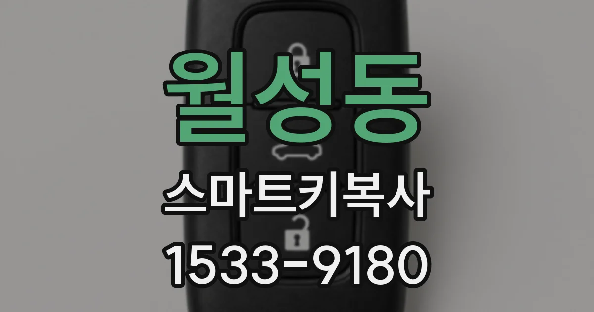 월성동 스마트키복사