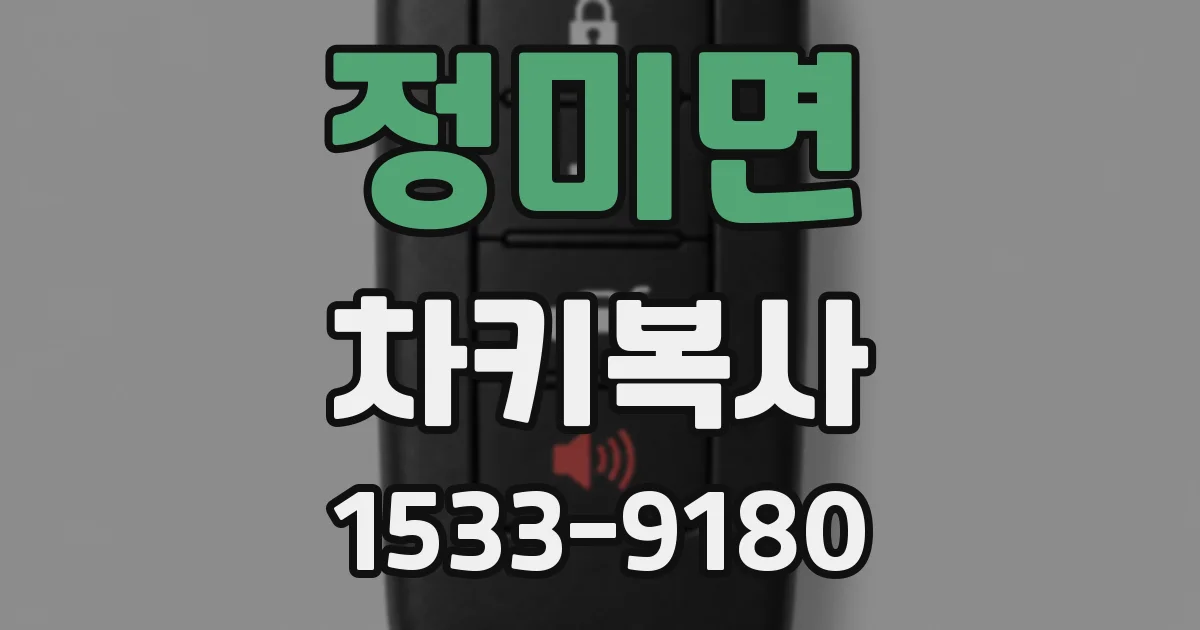 정미면 차키복사