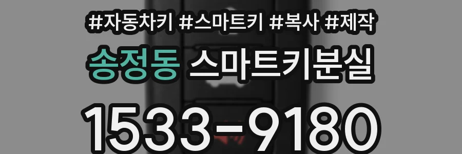 송정동 스마트키분실