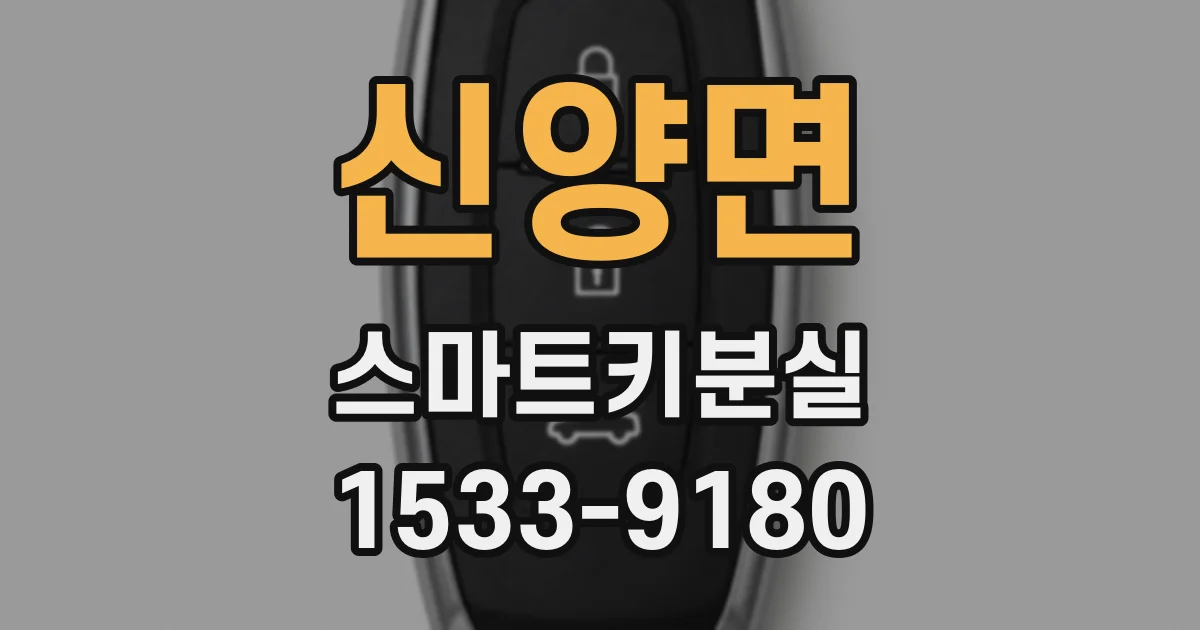 신양면 스마트키분실