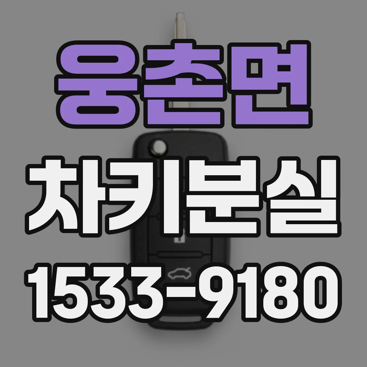 웅촌면 차키분실