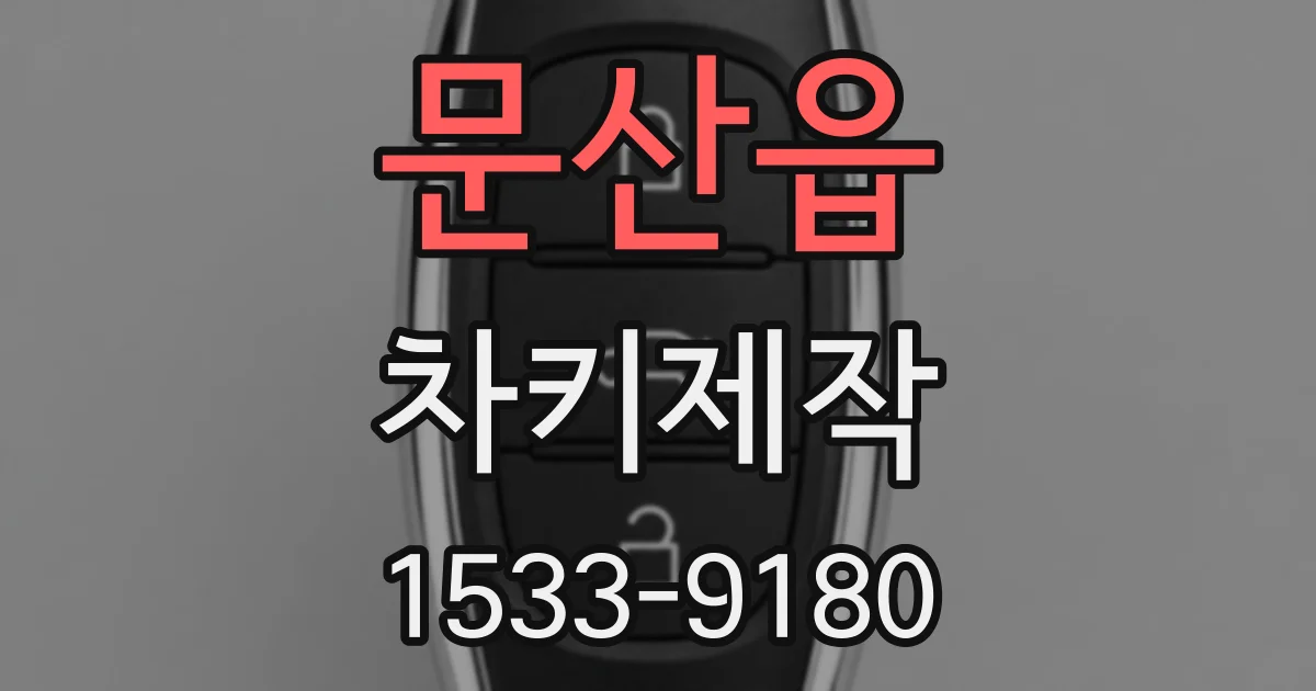 문산읍 차키제작