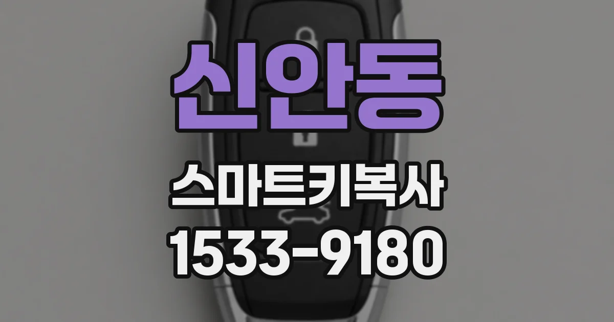 신안동 스마트키복사