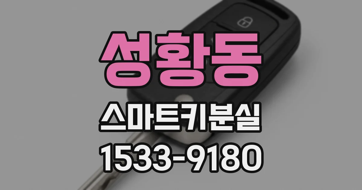 성황동 스마트키분실