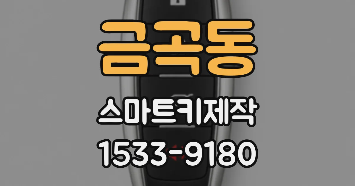 금곡동 스마트키제작