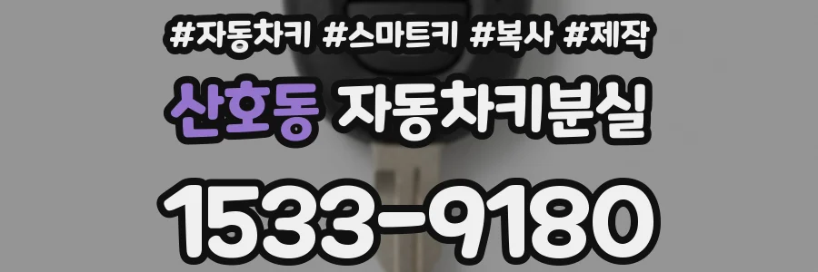 산호동 자동차키분실