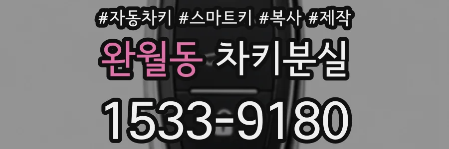 완월동 차키분실