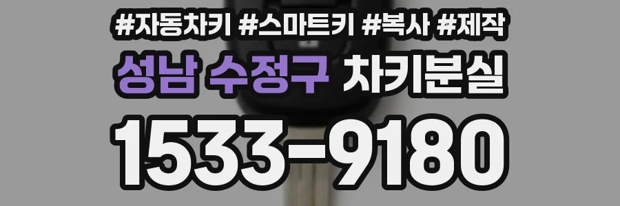 성남 수정구 차키분실