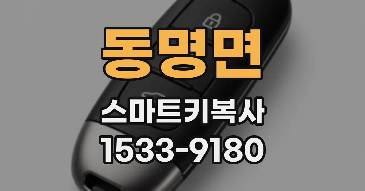 동명면 스마트키복사