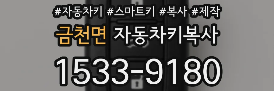 금천면 자동차키복사