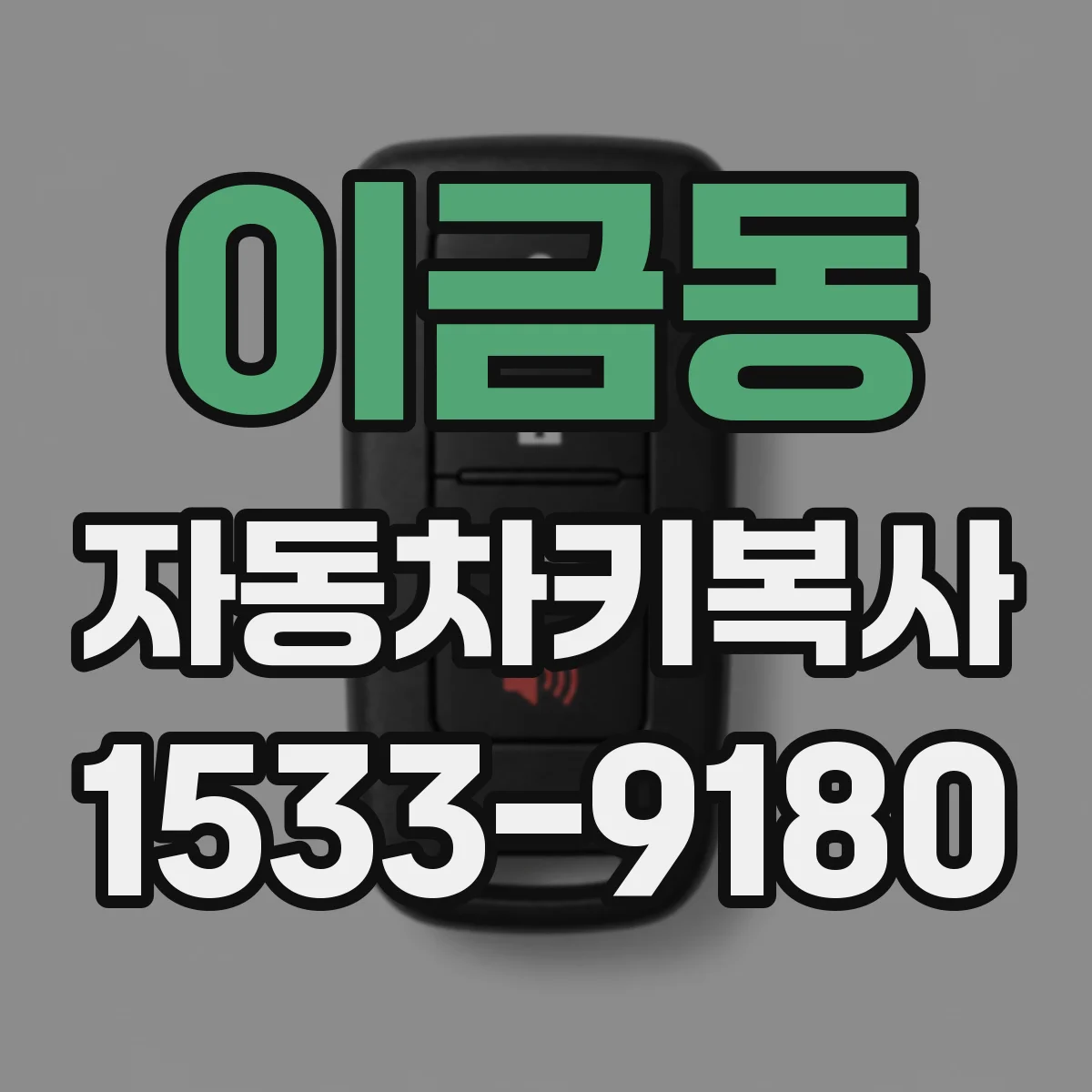 이금동 자동차키복사
