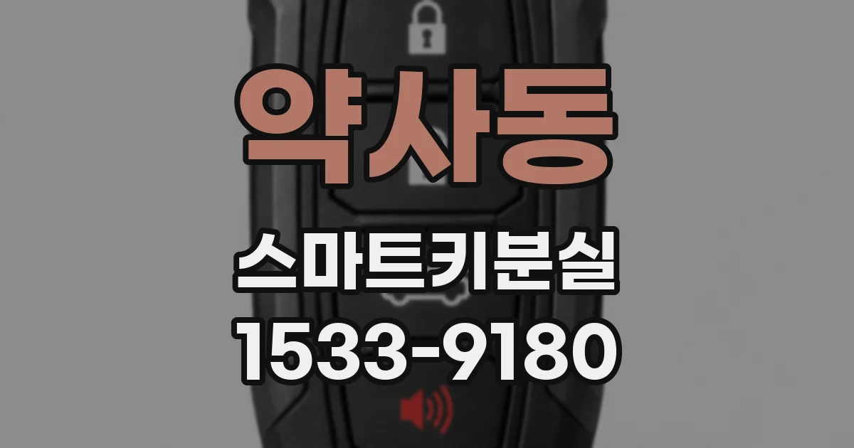 약사동 스마트키분실