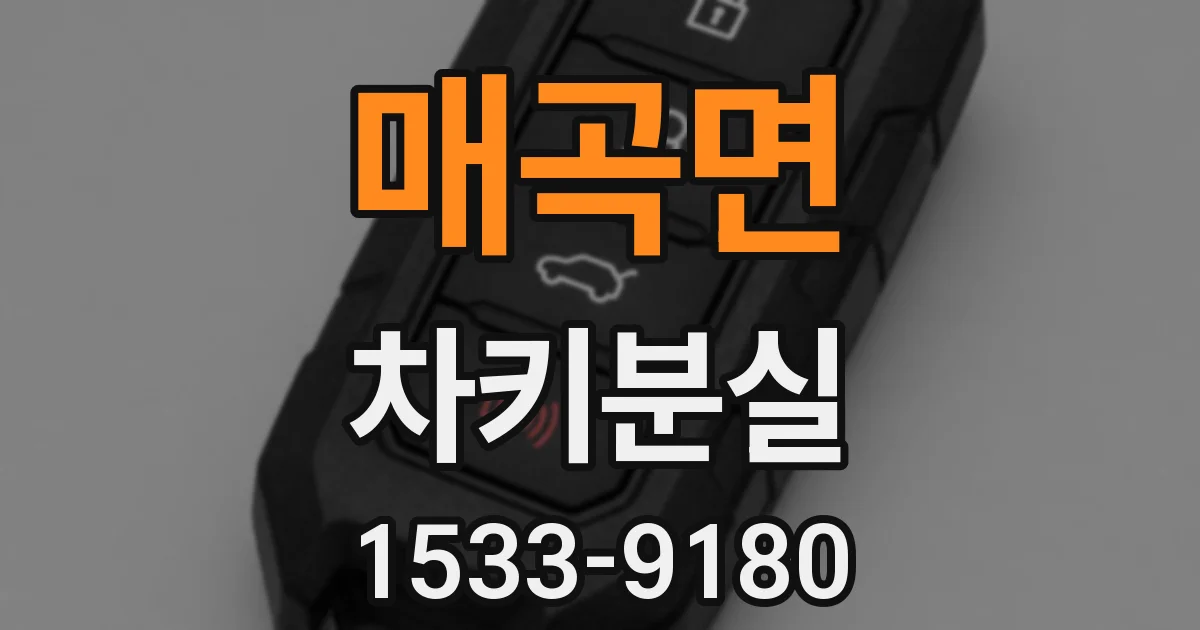 매곡면 차키분실