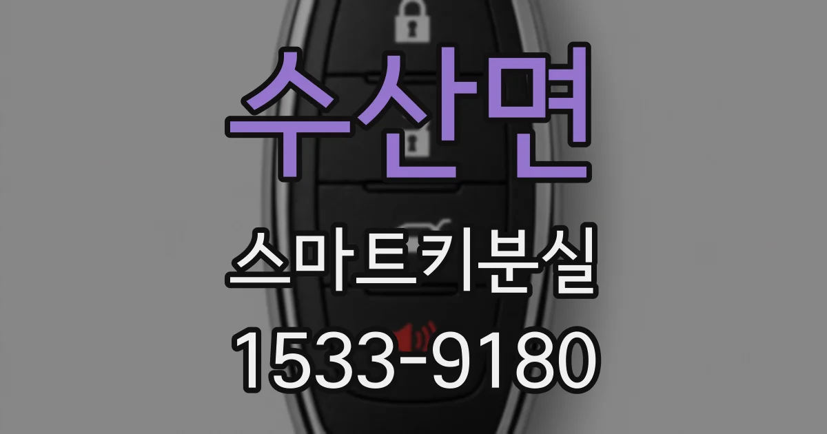 수산면 스마트키분실
