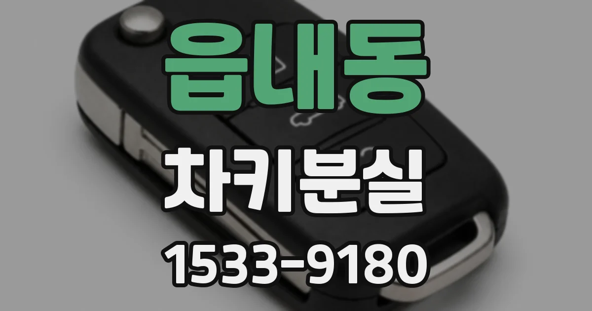 읍내동 차키분실