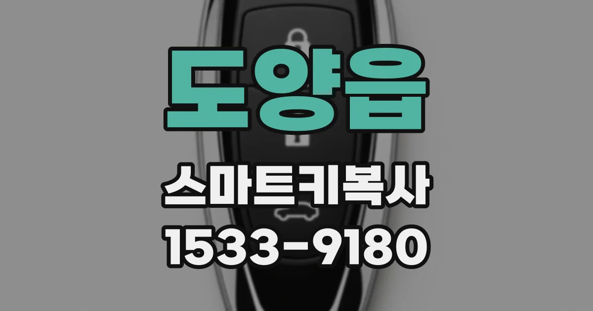 도양읍 스마트키복사