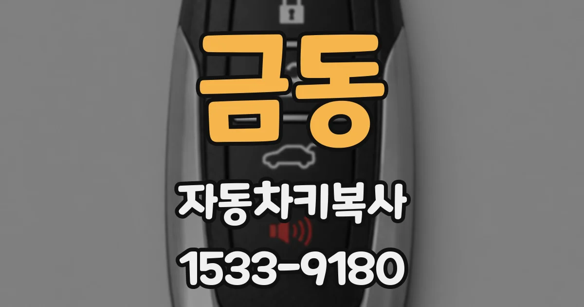 금동 자동차키복사